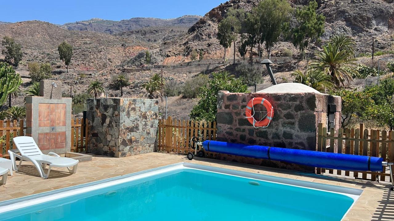 casa rural LA LIMERA con piscina privada Santa Lucía Exterior foto